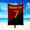 Cristiano Ronaldo Pattern Blanket, Cozy Blanket for All-Season Comfort on Sofas, Beds, Office, Car, Camping and Travel