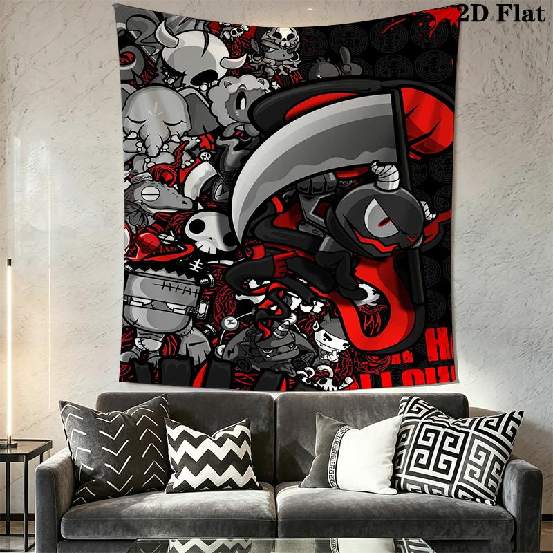 DADA The Death Taker Pattern Home Decor Tapestry, Wall Hanging, Decorative RV Wall Cloth.XGT0914126