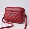 Rhombus Embroidered Square Bag Womn Hn Handbag Fashion Trendy Bag