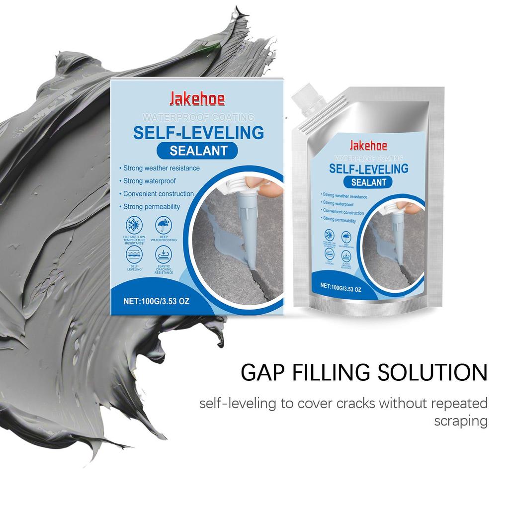 Waterproof coating self-leveling sealant Auxiliary waterproofing substrate protection indoor and outdoor general-purpose adhesive