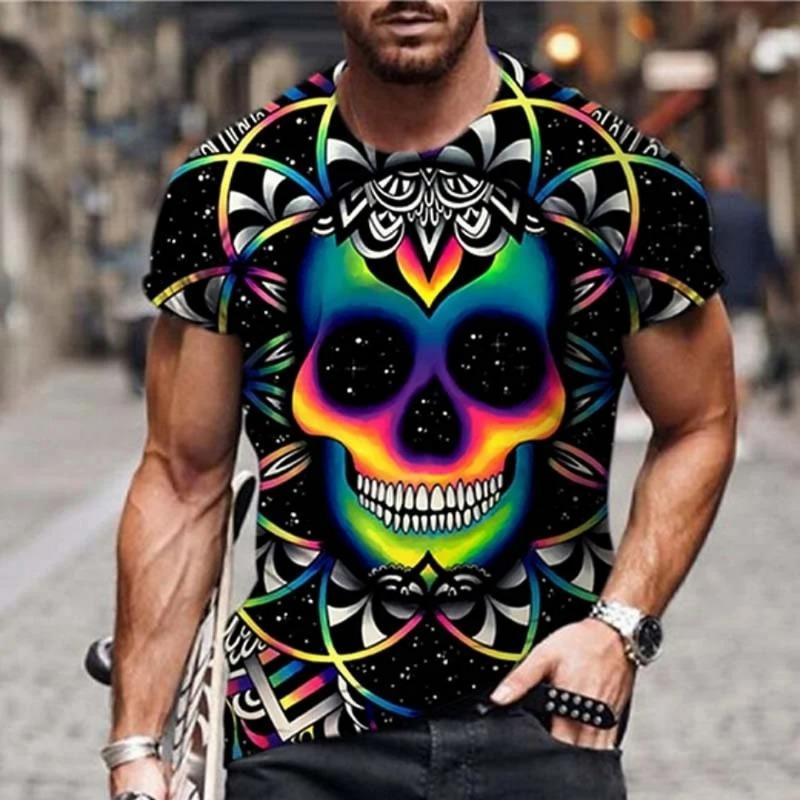 

Summer 3D Digital Printing, Ancient EgyptianCool Style!Personalized Trendy Short Sleeved T-shirt,Casual,Comfortable andVersatile S
