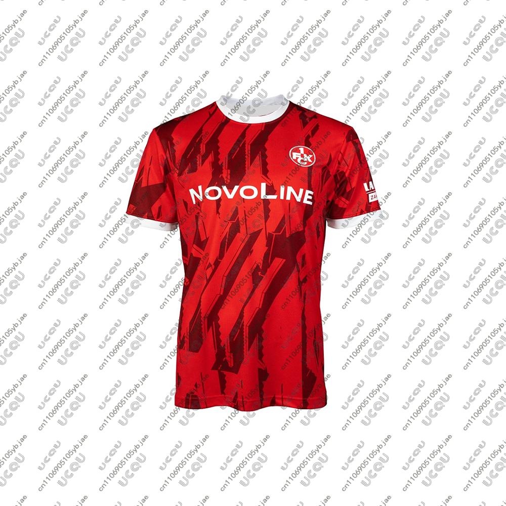Top da Casa per Uomo Bambino Ragazzo Maglia Adulto Partita Calcio Sportiva Kaiserslautern Trasferta Traspirante Maglia da Calcio Top T-shirt