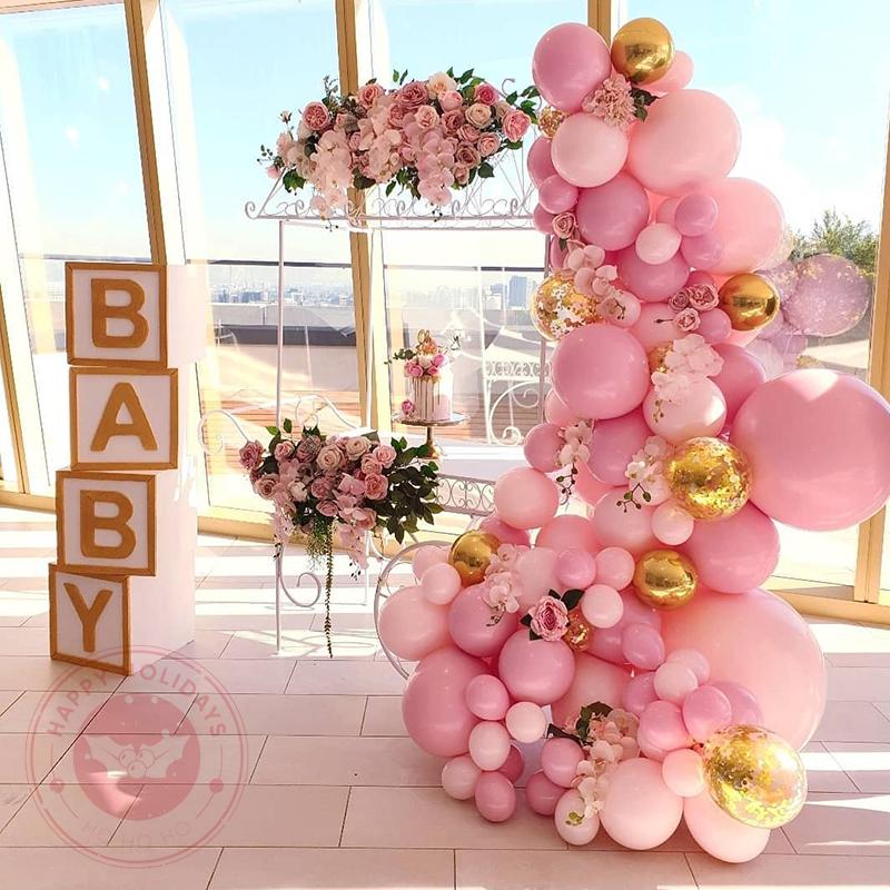 Pink Balloons Wedding Decor Thickened Balloon 5/10/12/18/36inch Grade Latex Globos Happy Birthday Party Decoration Kids Toys