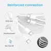 60W PD Type c to c Cable Charging for iPhone for Ios Cable Usb c to c Fast Charging Data Cable