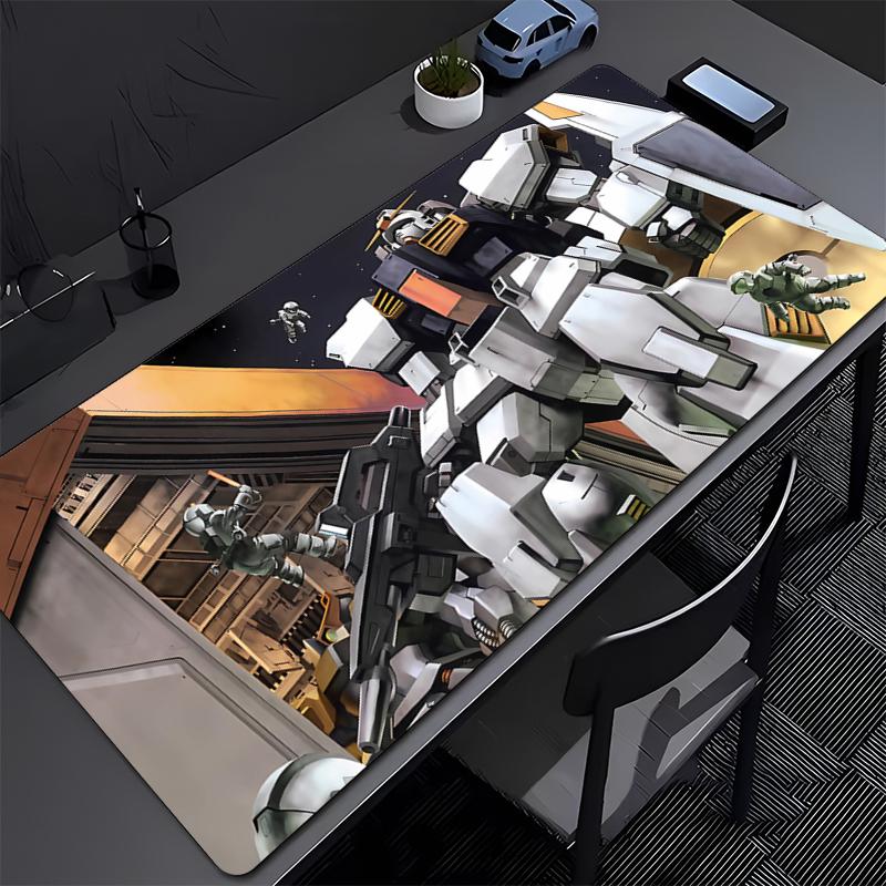 Mechanical Warrior Gundam Mk II Mouse Pad Big Anti-Slip Rubber Gaming MousePad Desk Pad for Office and Gaming PC Anime Mousepad