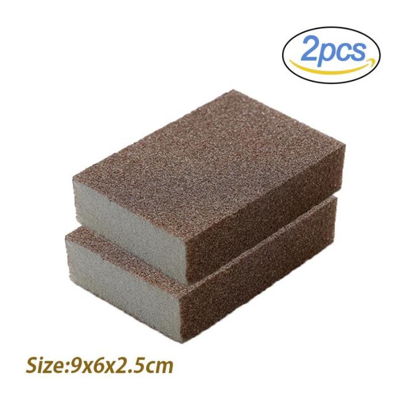 

2/4/6/8/шт карборундовая щетка для удаления ржавчины, очистка от накипи, чистая протирка для варочной панели, кухонная губка