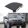 Front Bumper Tow Hook Eye Cap Cover For BMW X5 E70 LCI 2011 2012 2013 OEM 51117222744 Black Plastic Replacement Part