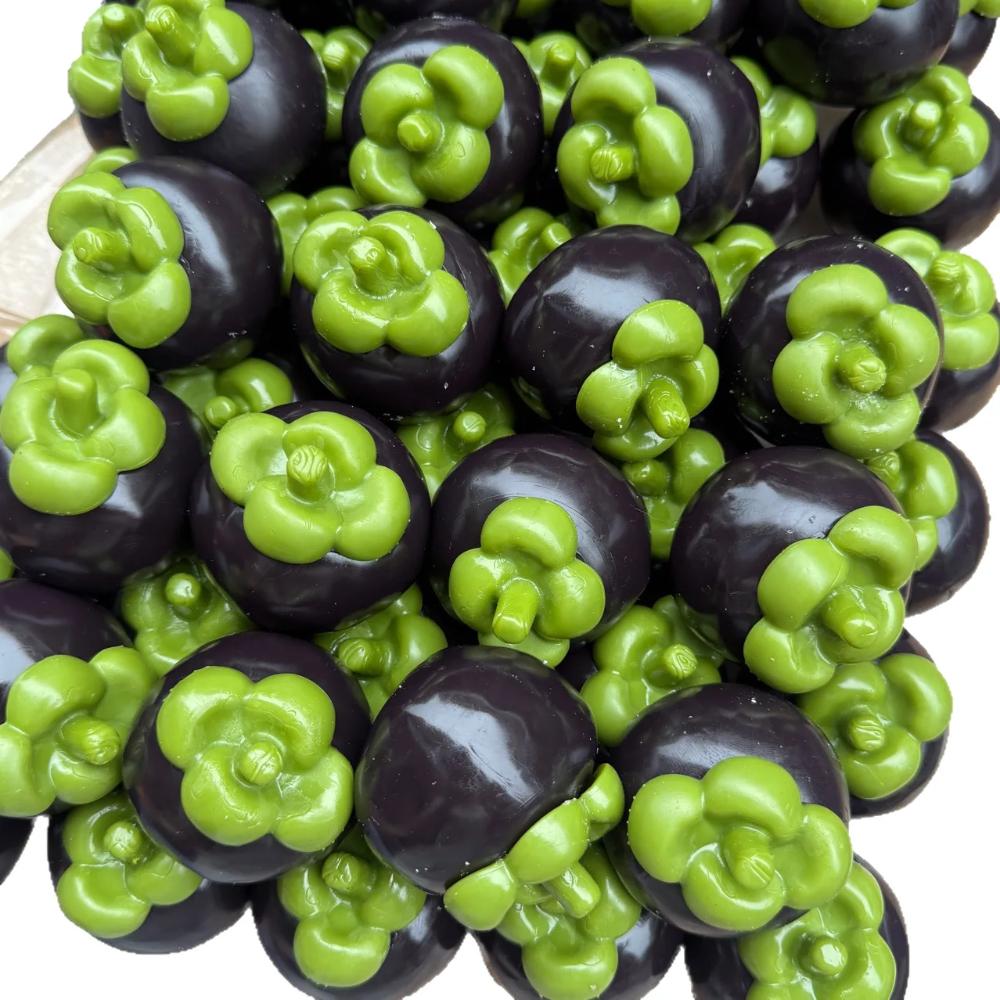 Creative Mangosteen Squishy Fidget Toy Building Block Filling No Rebound Squeeze Toy ASMR Sensory Anti Stress Toys for Adults