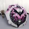 1pc Halloween Bat Automatic Folding Umbrella, Sturdy And Durable Automatic Folding Umbrella with 8 Ribs, Convenient for Outdoor Use190
