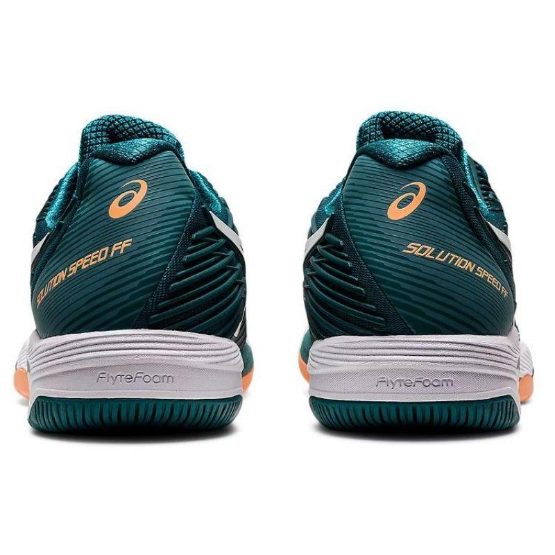 Asics Solution Speed FF 2 Men Low Top Tennis Shoes Dark Green 1041A182-300