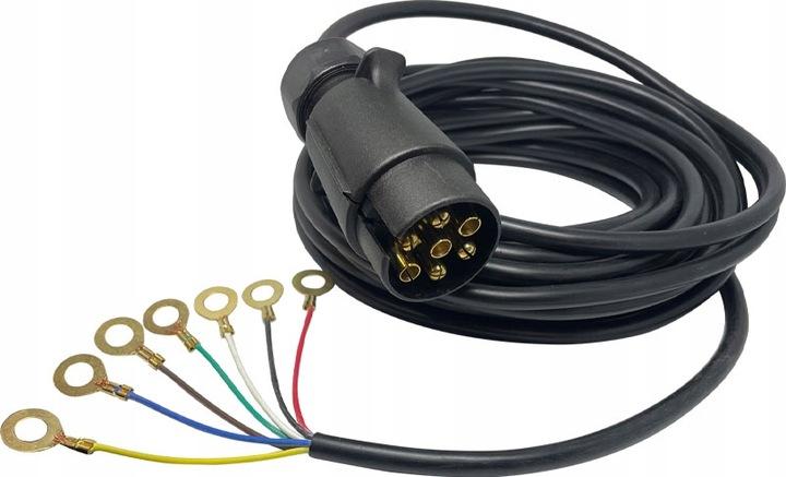 Przewód Elektryczny Złącze Kabel Przyczepy 7,6M 7 Pin Wiązka 7 Żył