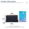 Exquisite Leather Jewelry Storage Bag Solid Color Jewelry Storage Box Cosmetic Bag  Woman Girls