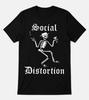 Social Distortion T-Shirt - Punk Rock Band - Skelett - Ring Of Fire Rancid