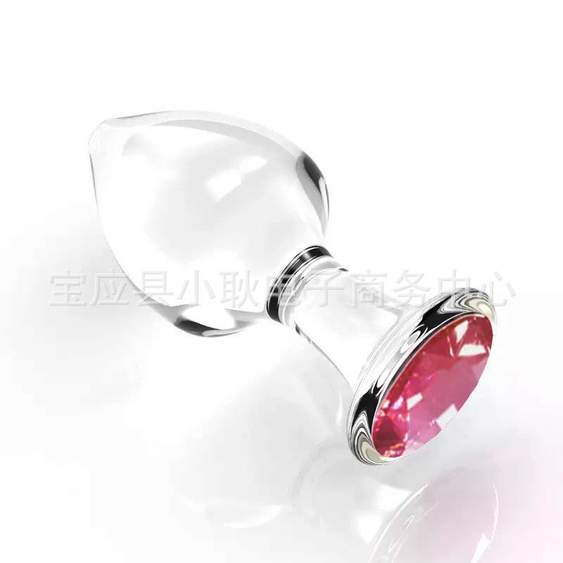 3 Size Transparent Galss Anal Plug Women Anal Sex Toys Smooth Glass Butt Plug men Prostate Massage Analplug Sex Shop