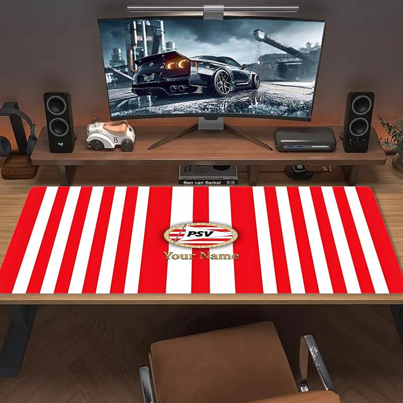 Pheilips Sport Custom Name Large Size Mouse Pad Large Gaming Table Cushion Non-slip Laptop Tablet Big Mousepad XXL Mat Mini PC Playmat With Lock edge