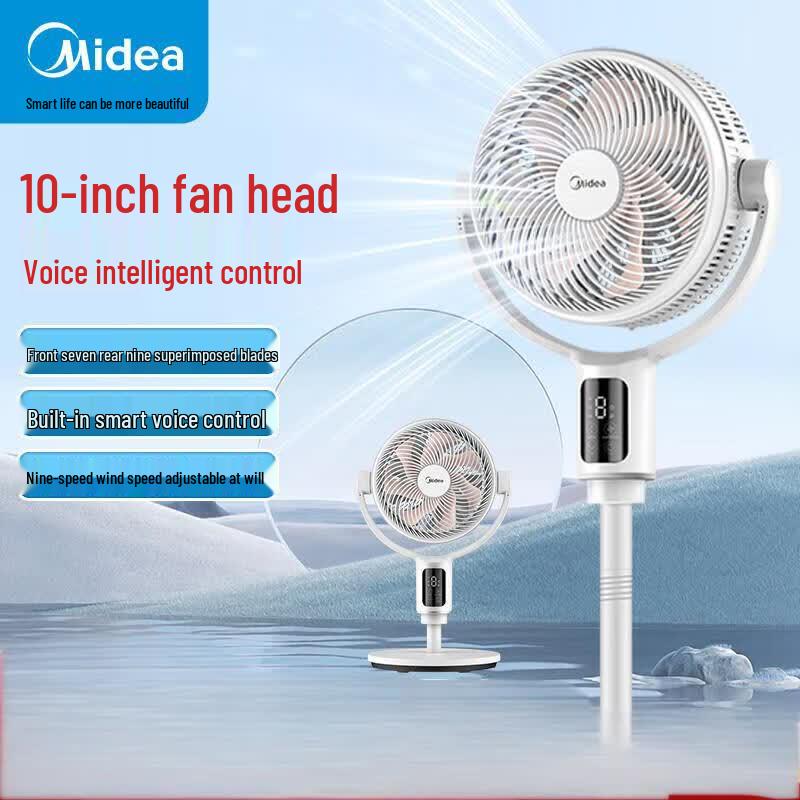 Midea Smart 3D Air Circulation Floor Fan CN plug (adapter included)