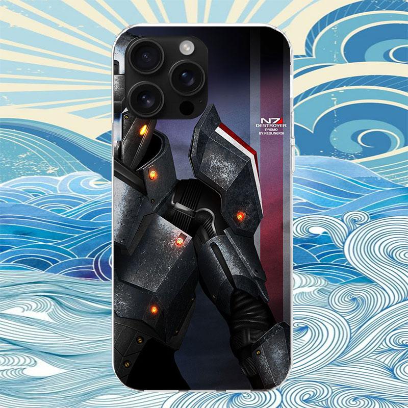 N7 Mass Effect Phone Case For iPhone 11 12 13 Mini 14 15 Plus 17 Air 16 Pro Max 16E 7 8 SE 2020 Customized Print Cover For iPhon