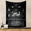 The Addams Family Tapestry Wall Hanging, Gothic Comedy Poster, Wall Decor for Bedroom Living Room Dorm
