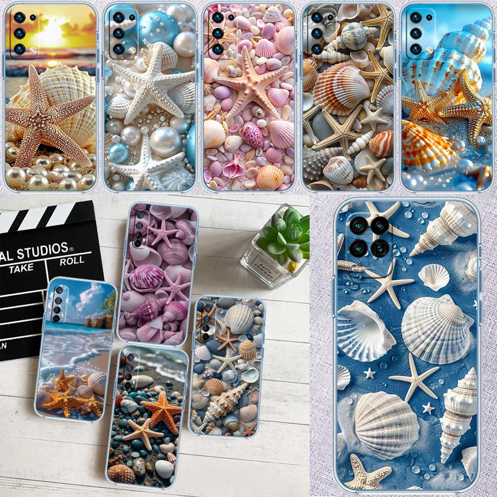 IK25 Conch Starfish Phone Case for Motorola Moto E13 E15 E20 E22 E22I E22S E30 E32 E40 E7 E7I G Plus Power Play Stylus G22 G14