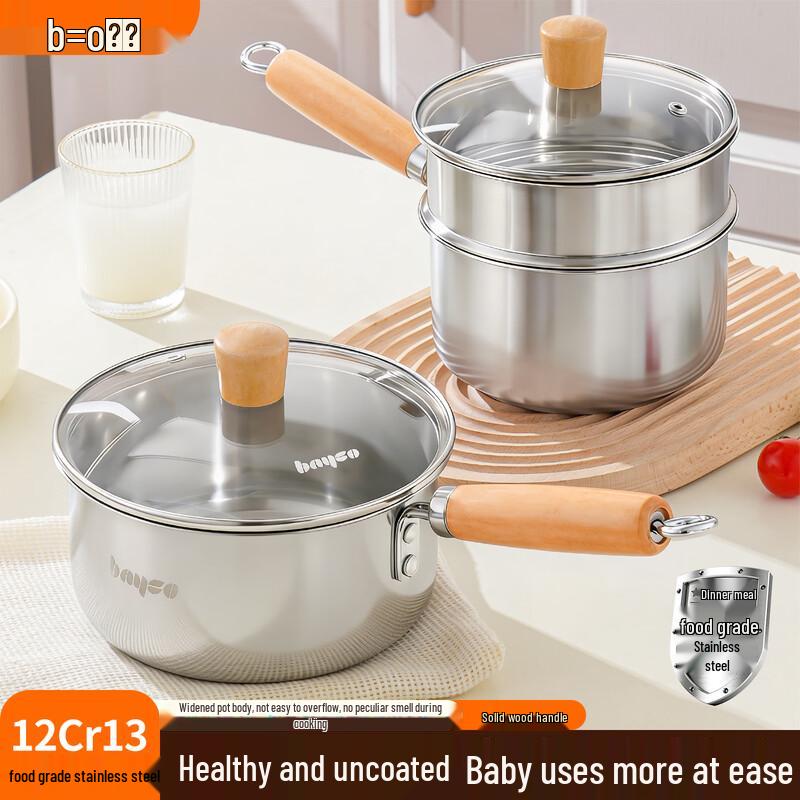 

Bayco 16cm Stainless Steel Milk Pot