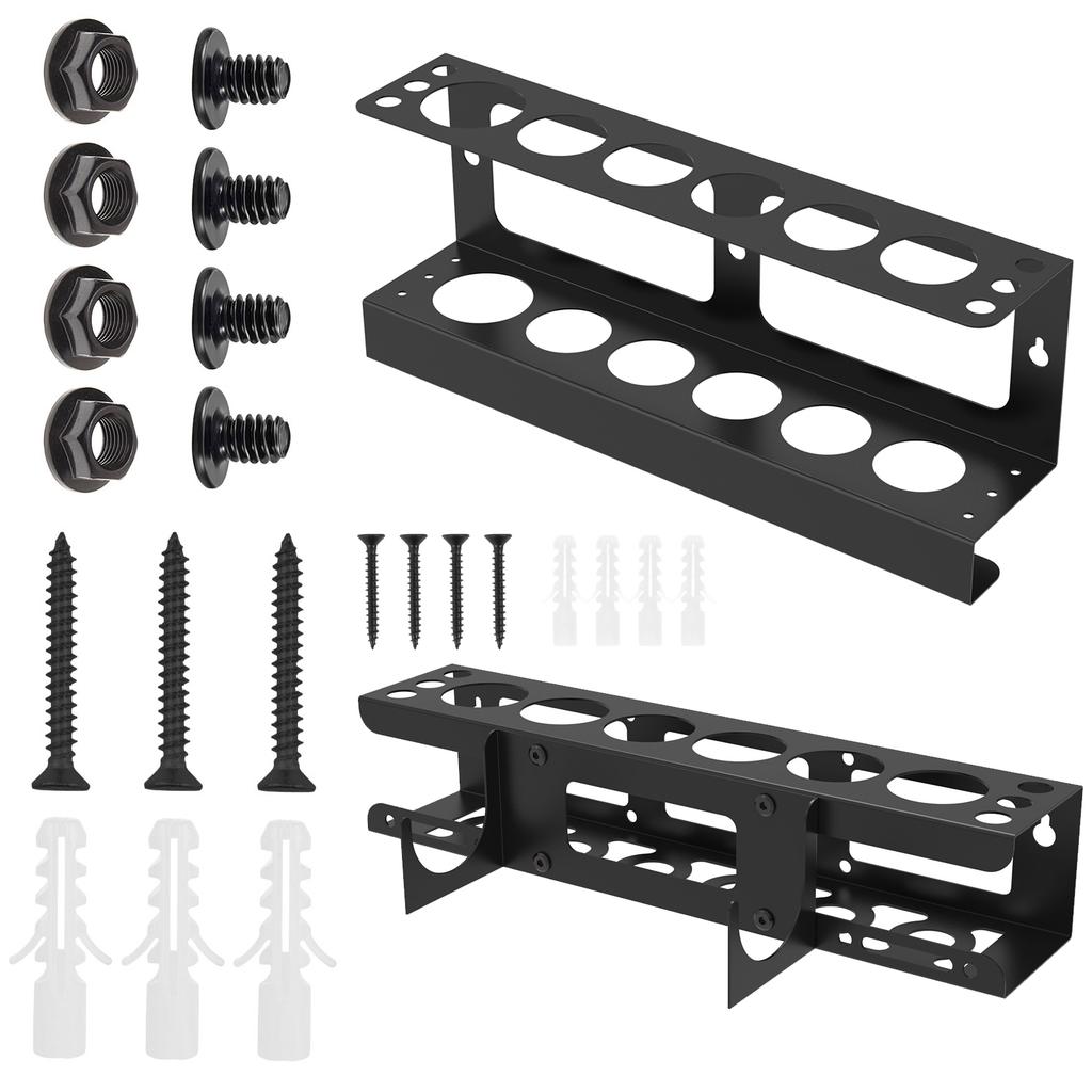 Caulking Gun Holder Wall Mount Heavy Duty Steel Hand Caulking Gun Storage Rack Organizer Garage Space Saving Caulking Holder