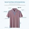 MONTAGUT Men's Silk Blend Pique Polo Shirt