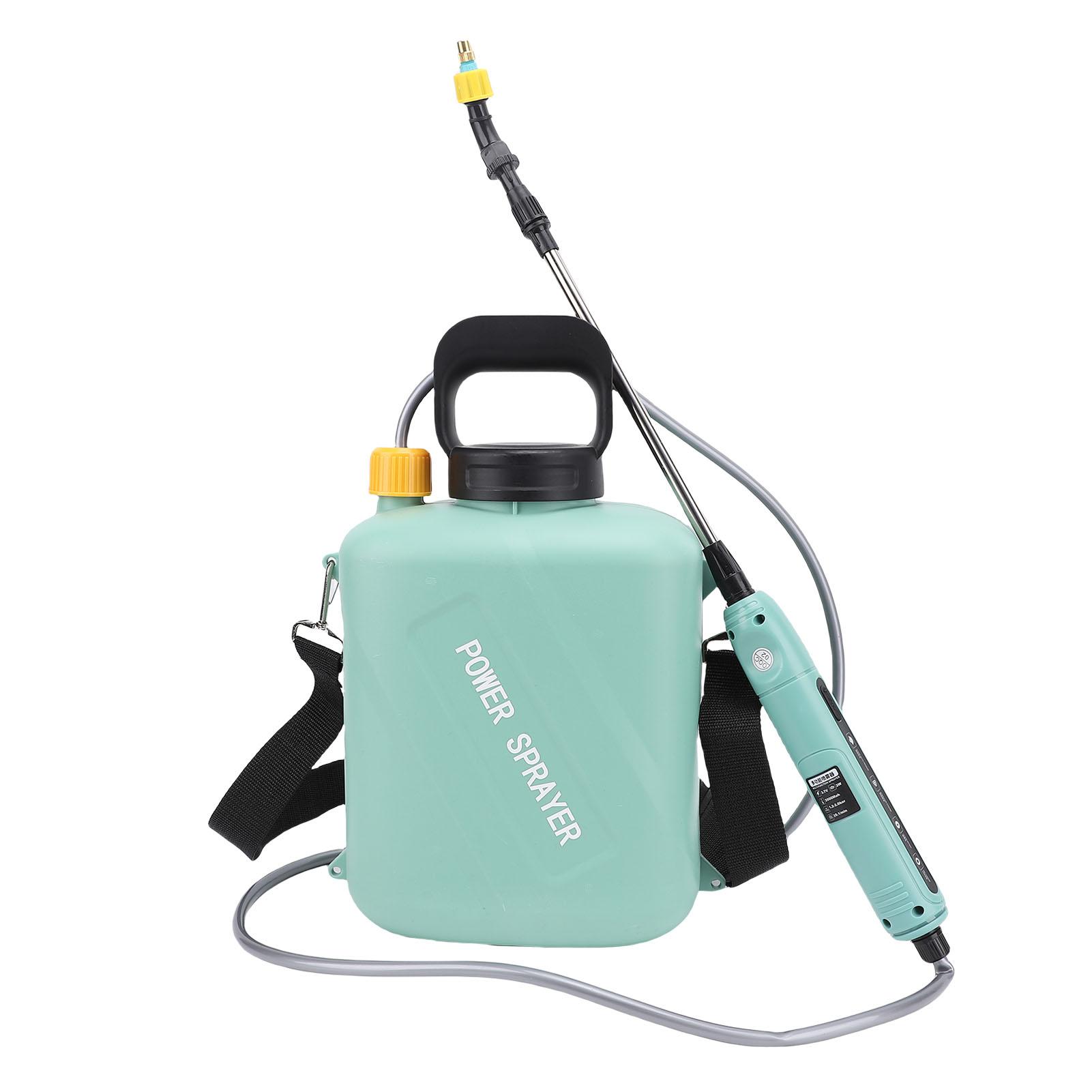 

6L 6L Cordless Sprayer, Retractable Electric Wand Sprayer with 3 Mist Nozzles, USB Rechargble Backpack Sprayer for Garden Garden