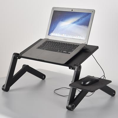 Liftable Laptop Lazy Folding Computer Desk Bracket Mobile Cooling Bed Desk Office Computer Desk