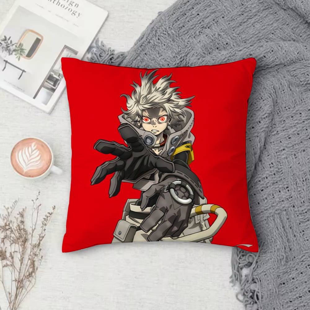 Gachiakuta Doublesided Printed Square Pillow Cover Decorative Cushion Cover for Sofa Bedroom Bedside