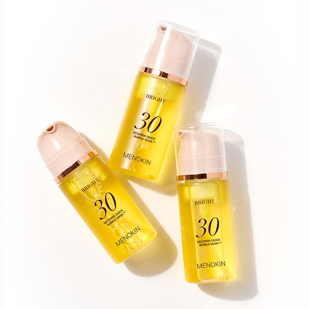 Menokin 30 Seconds Quick Bubble Mask Bright 95ml – Whitening Radiance & Glow Care, Korean