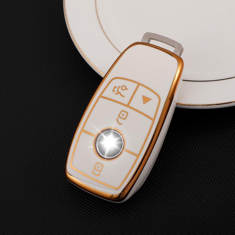 Mercedes-Benz Key Cover Is Suitable for The New E-class E200/E300L/C-class C260L Car Keycase Chain