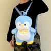 Cartoon  Apron Penguin Backpack Girl Heart Cute Plush Doll Penguin Doll