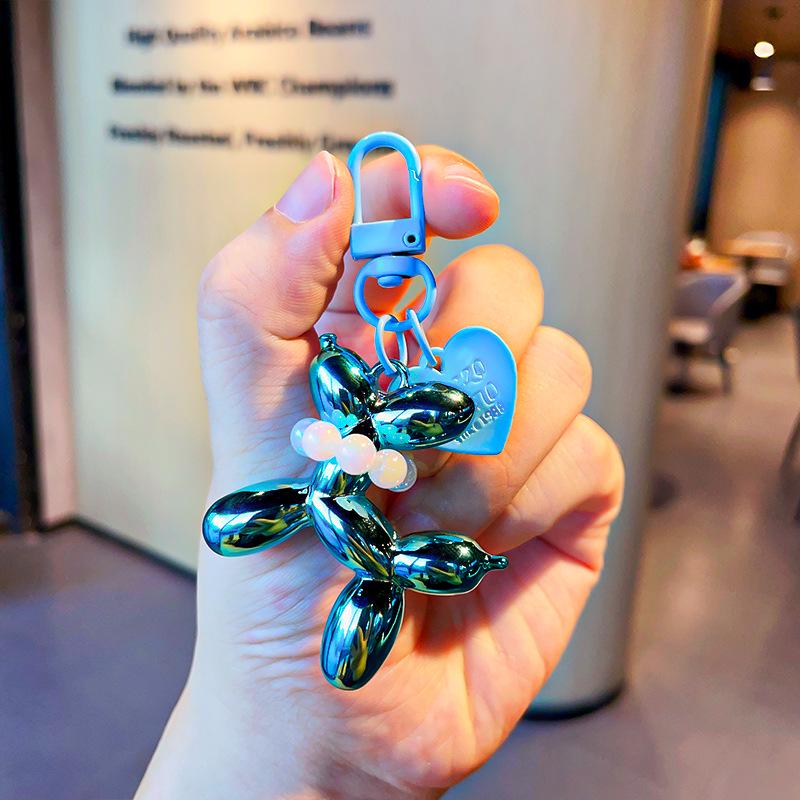 

Творческий брелок-подвеска в виде собаки с воздушными шарами - мультяшный мини-аксессуар для ключей, небольшой подарок