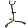 Rustproof metal saxophone stand compatible with both alto and tenor saxophones, foldable saxophone tripod stand.