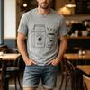 Coffee Beans Sketch Graphic T Shirt Unisex Unisex Crew Neck Short Sleeve Coffee Lover Casual Summer Tops Y2k Top Oversized T Shirt