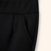 Women's High-Waist Fleece-Lined Micro-Flare Cropped Pants
