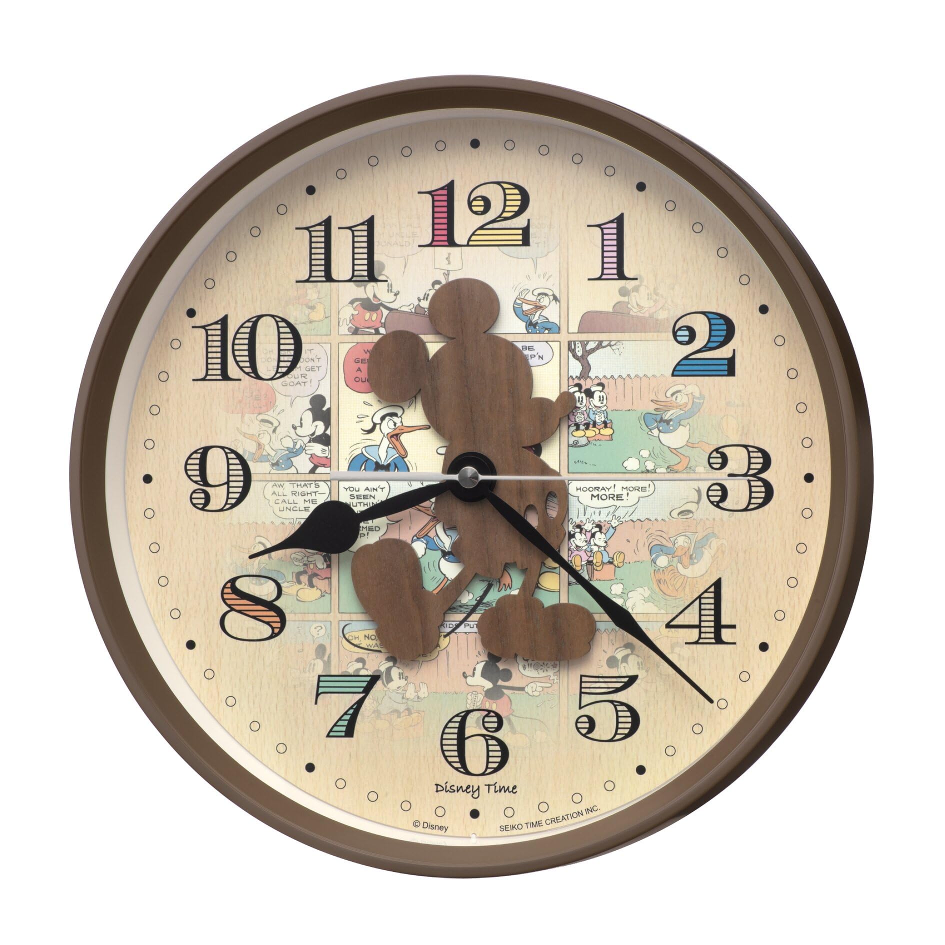 

Seiko Clock Wall Disney Mickey Mouse Diameter 280 x FW590B Clock, Character, 52mm,