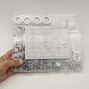 600-Piece Car Drain Plug Gasket Kit: 18 Sizes Aluminum Washers (6-24mm)