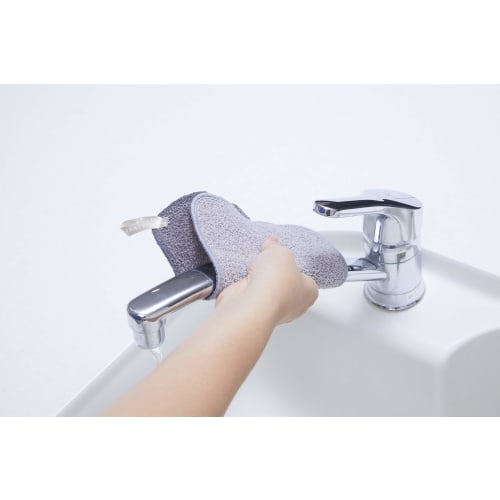 MARNA Descaling Duster, Gray & Faucet Scaling Remover, Gray (Purchase as a Set)