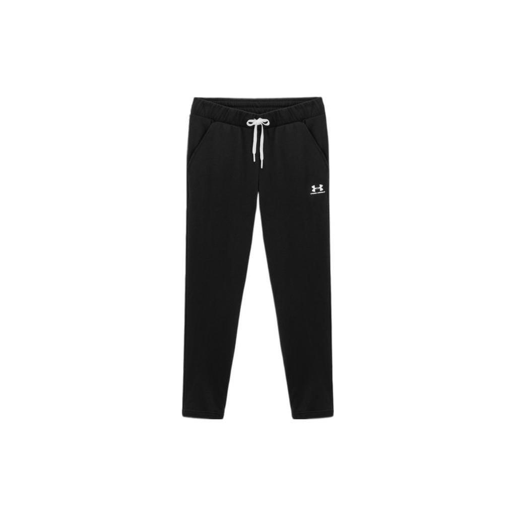 Under Armour Soft Knit Training Straight Leg Pants Women Bottoms Black 1370914-001
