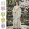 Multi-color Handmade Beads Lace Embroidery Flower Mirrored Flowers Wedding Dress Fabric Floral Design Mesh Lace