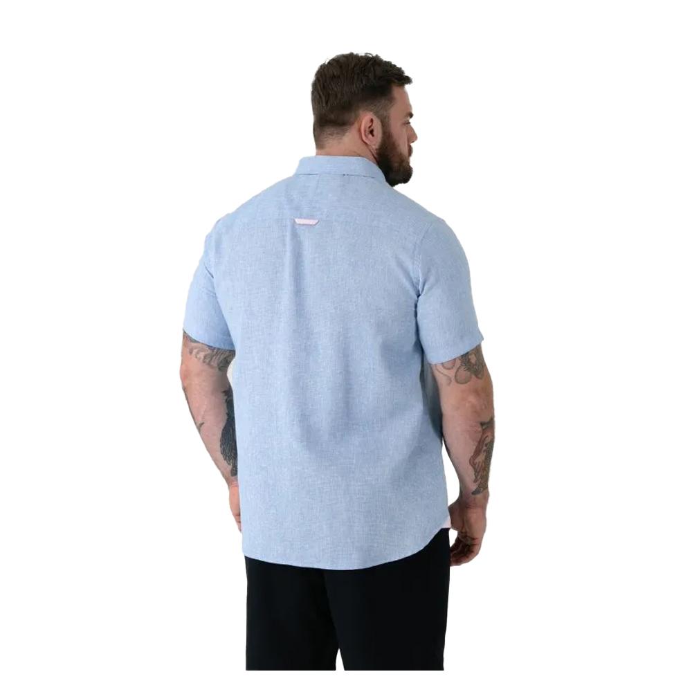 Duke Mens Clarke D555 Linen Kingsize Shirt