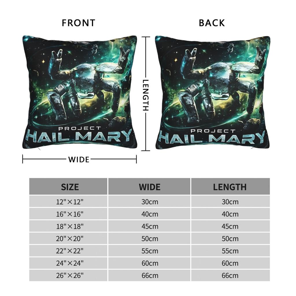 Project Hail Mary Art Pillow Cover Morden Pillow Case For Sofa Car Home Decor Square Pillowcases Gift