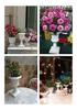 Black White Plastic Vase Wedding Stage Large Vase Decoration Home Furnishings Garden Balcony Courtyard Flower Pot Ornaments