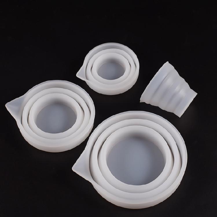 Flexible Liquid Measurer Container Mold Silicone Measuring Cup Molds Non-stick