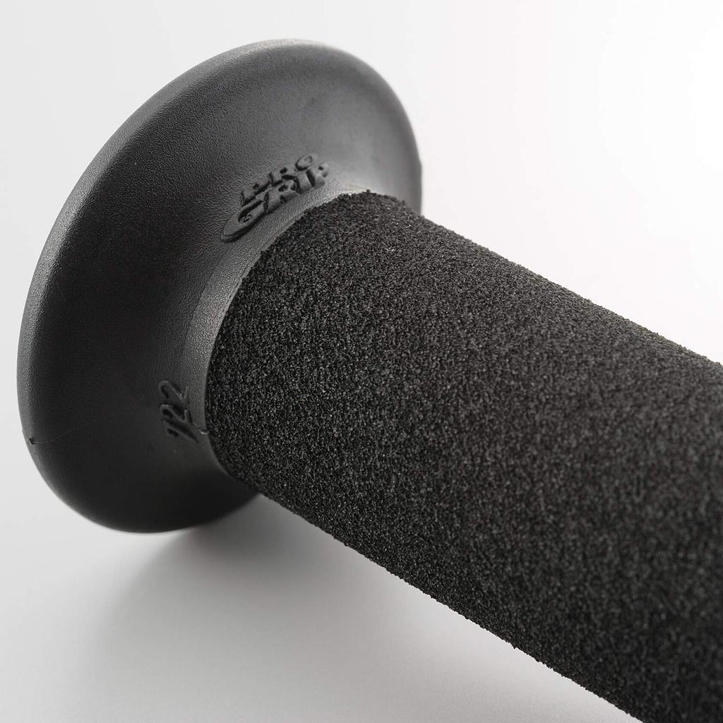 Daytona PROGRIP Motorcycle 722 for Handlebars with a Diameter Grips, 120mm, Sponge, End-Through Type, Type, Black, 22.2mm (98060)