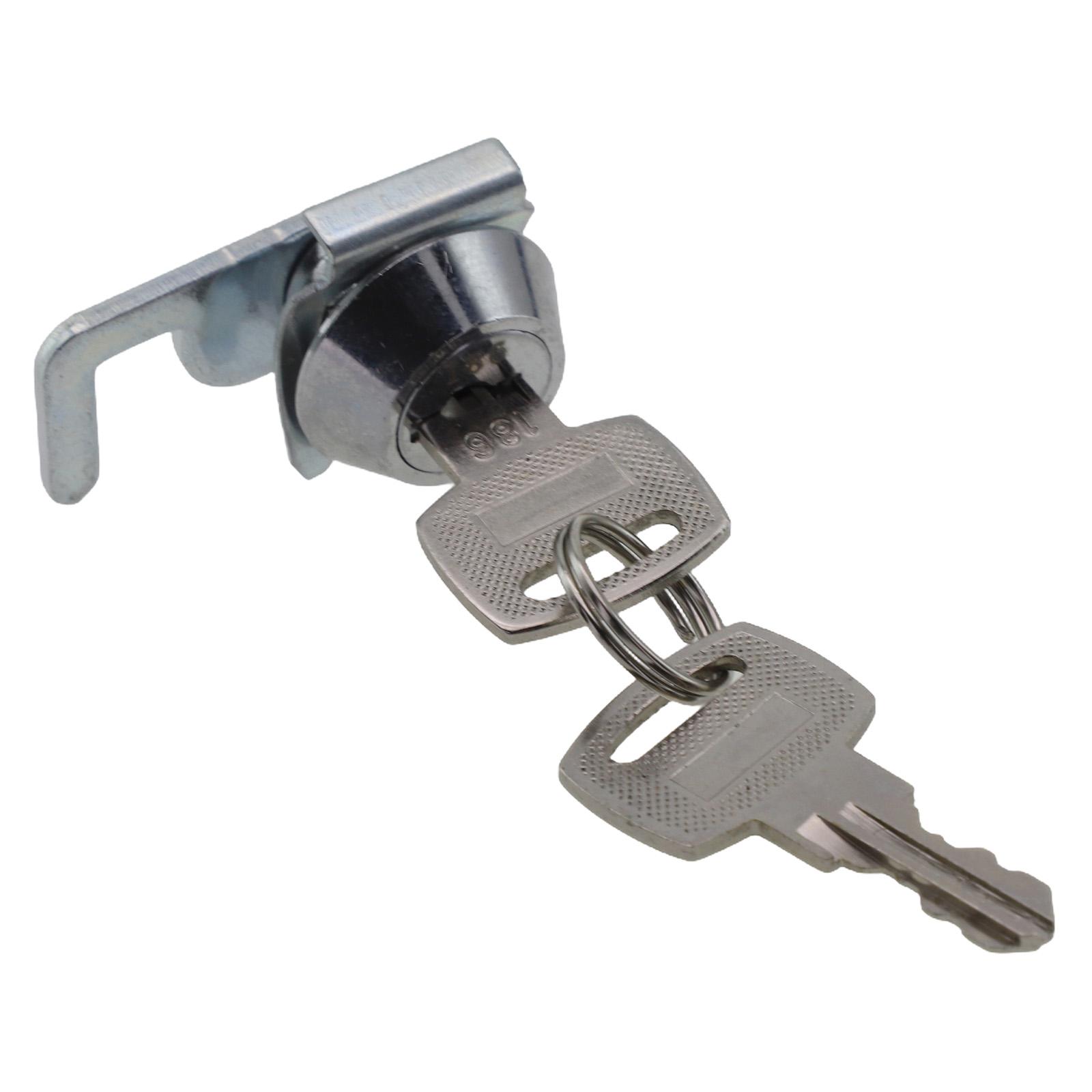 Cam Lock with Quick Clip for Secure For Cash Drawer and Locker Applications