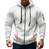 Men's Sportswear Y2K Trend Innovation Men's Hooded Sweatshirt New Multi-pocket Cardigan Fleece Sweatshirt Jacket