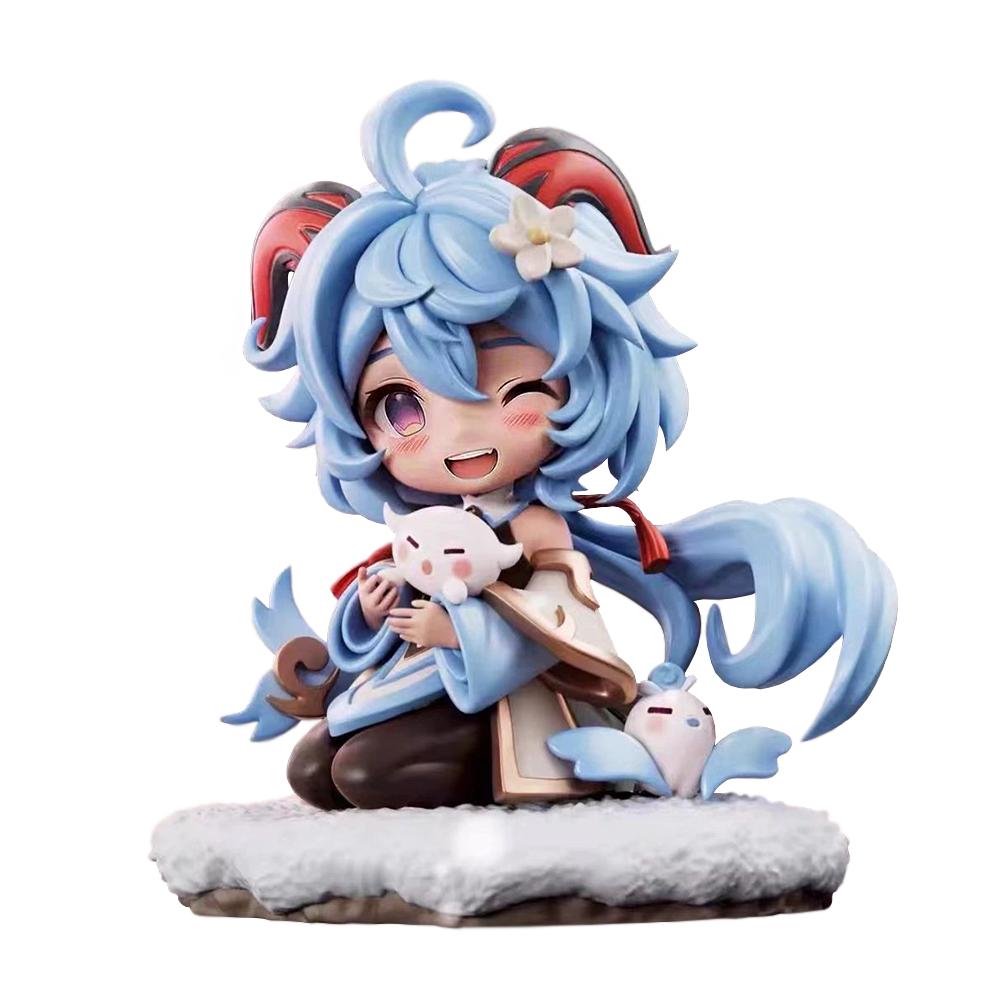 Anime Spiel Zubehör Figur Ganyu Action Figur Sammlerstück Ornament Niedliches PVC Modell Spielzeug Puppe kawaii Ganyu Figurinen Geschenke 17cm