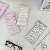 Modern Minimalist Pu Eye Glass Case With Soft Padding For Bedroom Storage